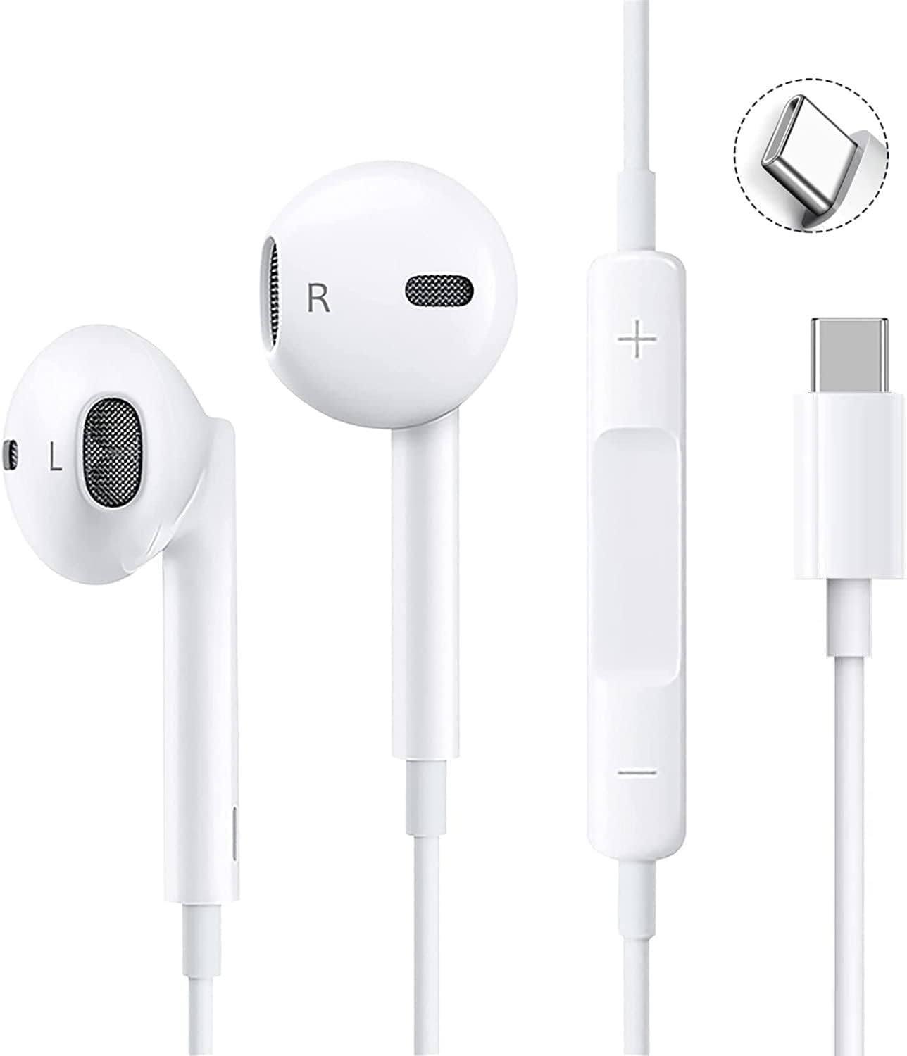 Écouteurs intra-auriculaires filaires Lightning avec boutons de volume et micro Écouteurs intra-auriculaires filaires Lightning avec boutons de volume et micro